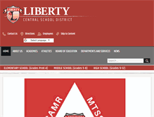 Tablet Screenshot of libertyk12.org